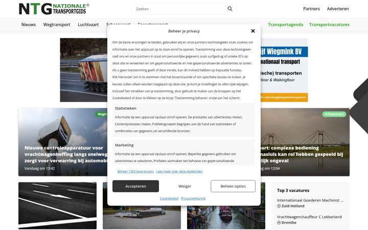 Captură de ecran a nationaletransportgids.nl