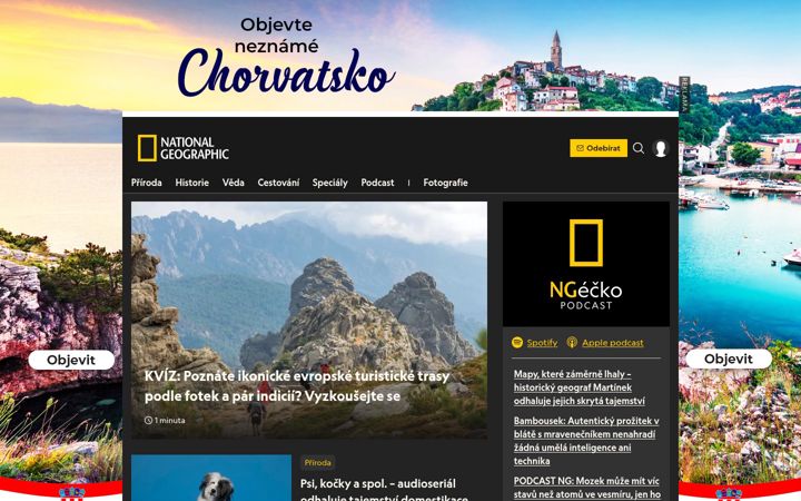 Screenshot of nationalgeographic.cz