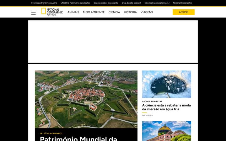 Screenshot of nationalgeographicbrasil.com