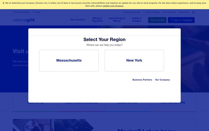 Screenshot of nationalgridus.com