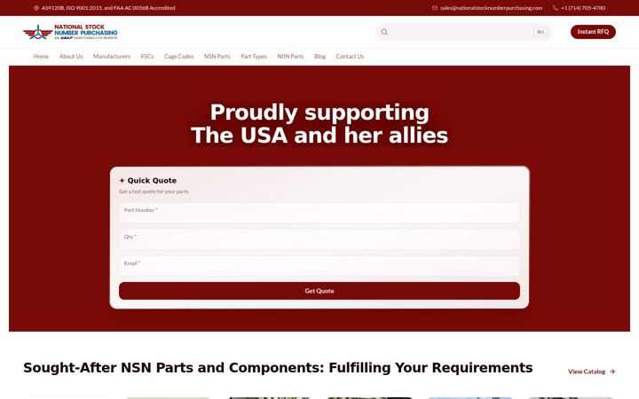 Screenshot ta' nationalstocknumberpurchasing.com