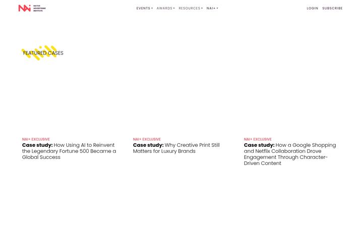 Screenshot of nativeadvertisinginstitute.com