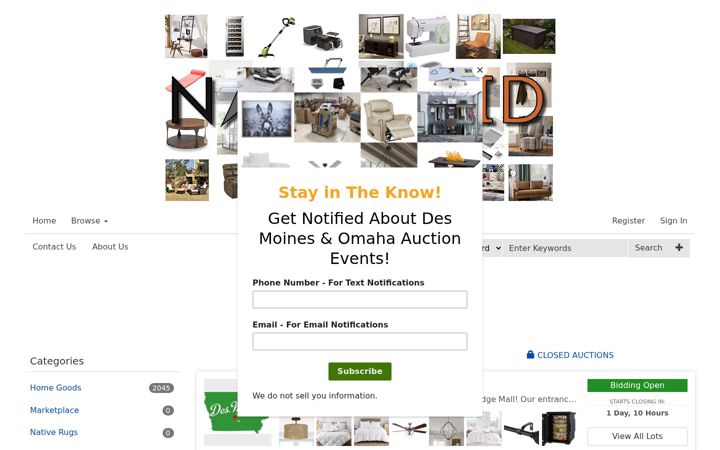 Screenshot of nativebid.com