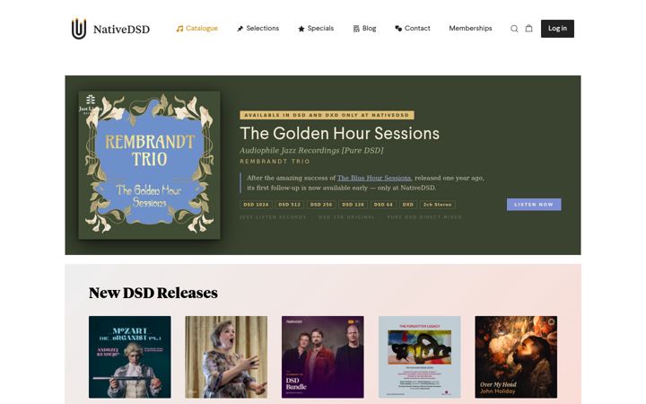 Screenshot di nativedsd.com