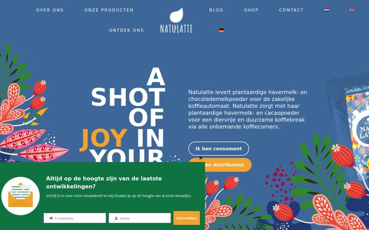 Ekrānuzņēmums no natulatte.nl