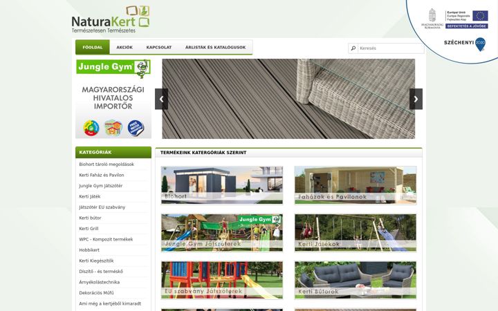 Zrzut ekranu natura-kert.hu
