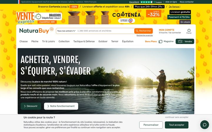 Screenshot ta' naturabuy.fr