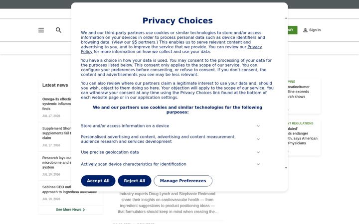 Screenshot of naturalproductsinsider.com