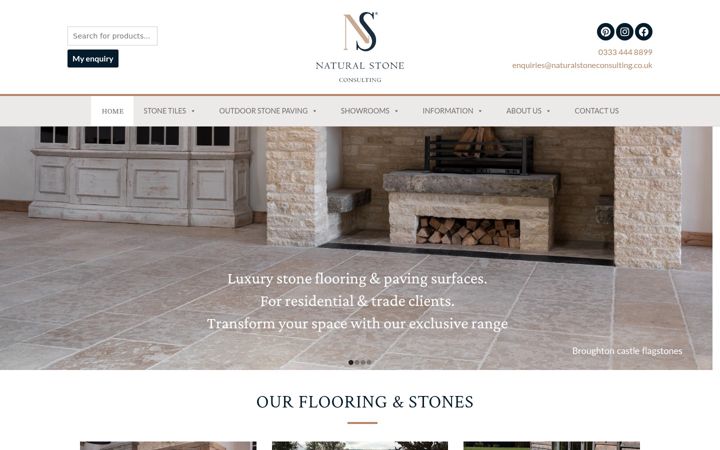 Screenshot of naturalstoneconsulting.co.uk