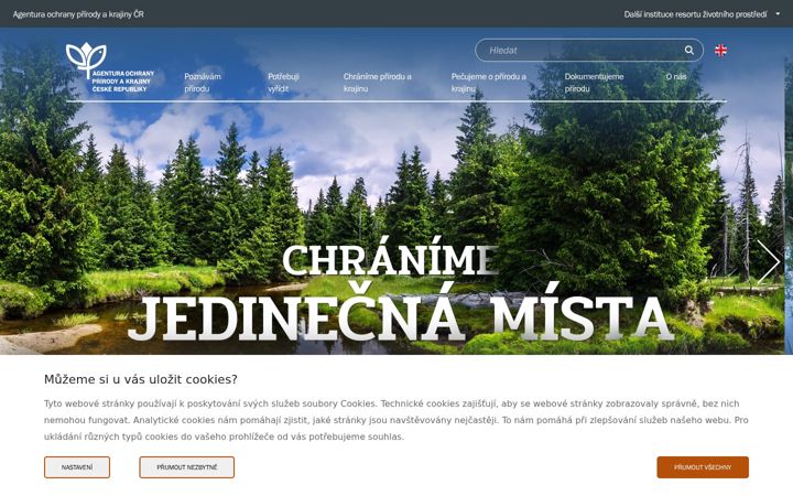 Snímek obrazovky nature.cz