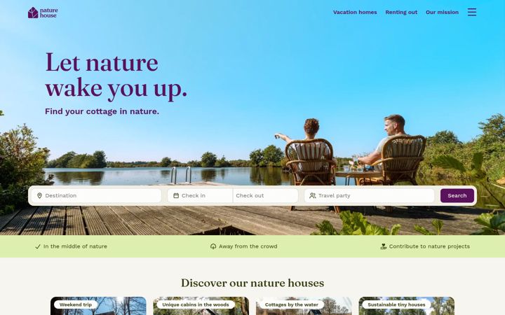 Screenshot of nature.house