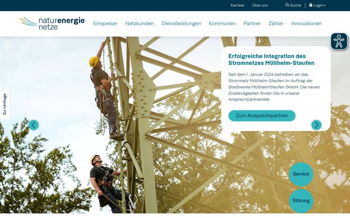 Screenshot of naturenergie-netze.de