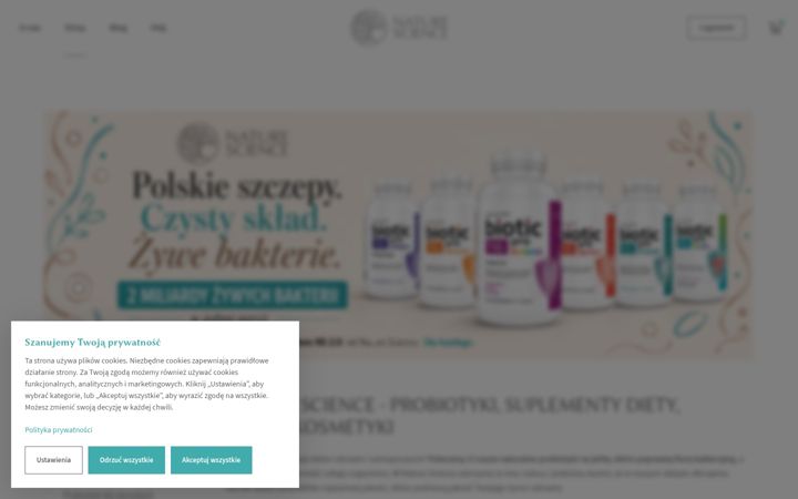 Screenshot of naturescience.eu