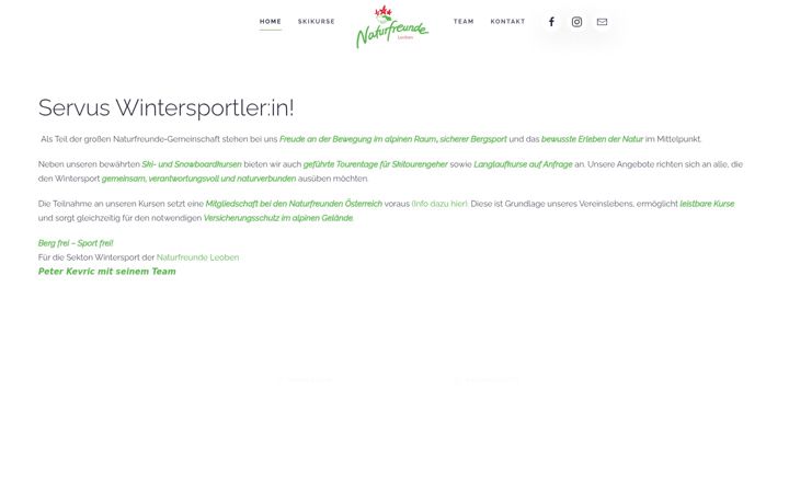 Screenshot von naturfreunde-leoben.at