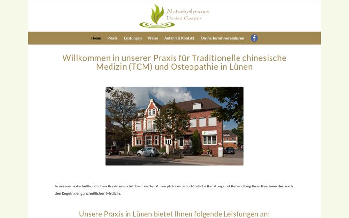 Screenshot ta' naturheilpraxis-gasper.de