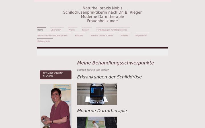 Screenshot von naturheilpraxis-nobis.de