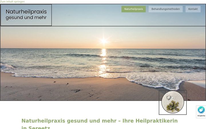 Snímek obrazovky naturheilpraxisgesundundmehr.de