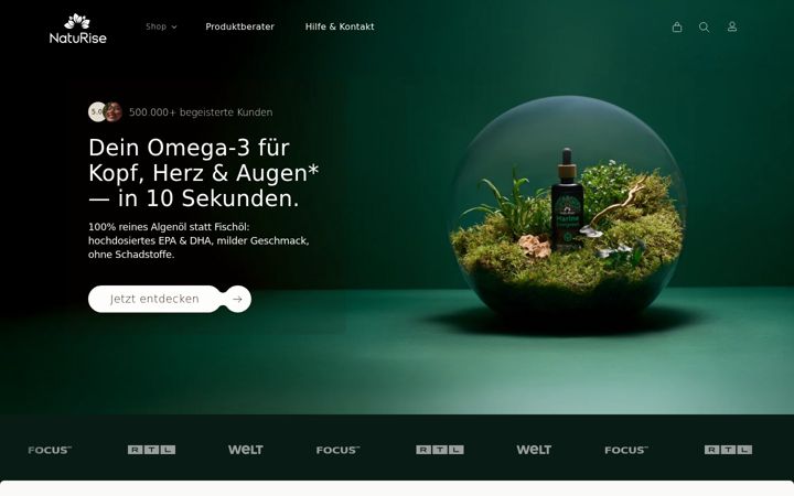 Screenshot of naturise.shop