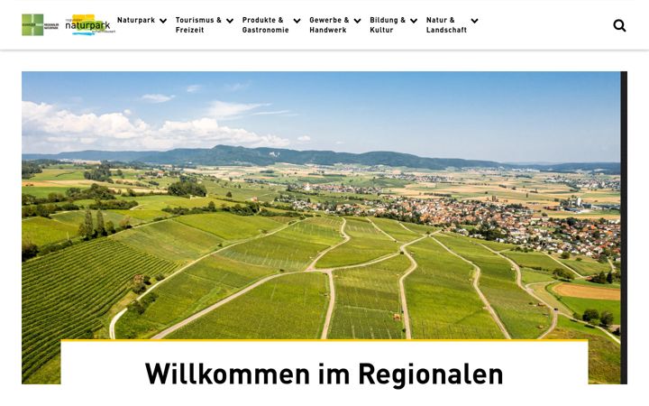 Screenshot of naturpark-schaffhausen.ch