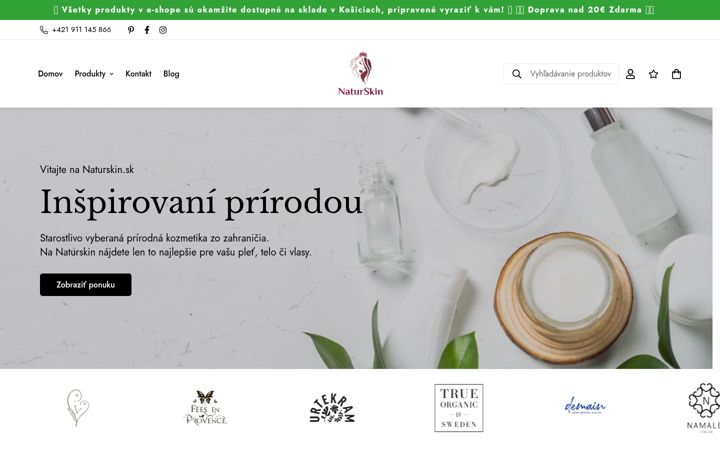 Screenshot von naturskin.sk