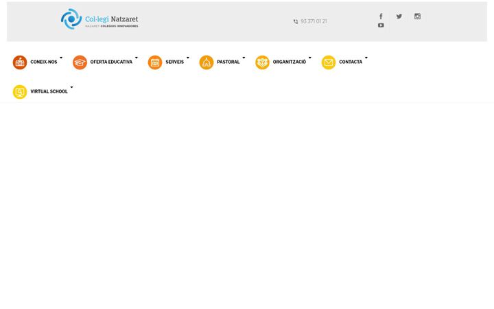Screenshot von natzaret.org