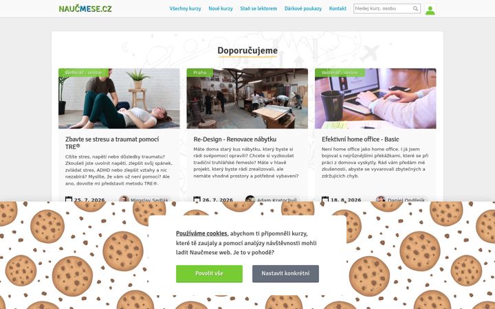 Screenshot of naucmese.cz