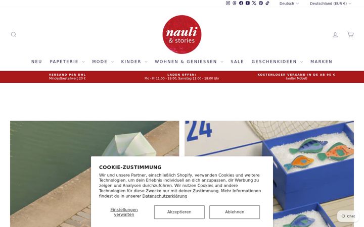 Screenshot of nauliandstories.com