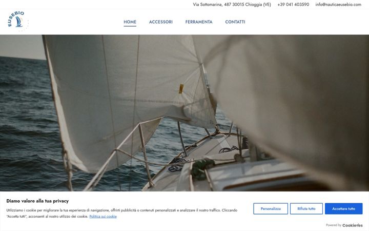 Captura de pantalla de nauticaeusebio.it