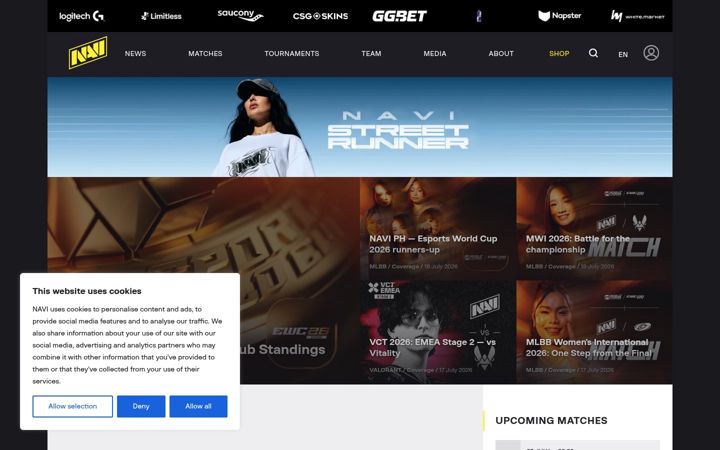 Screenshot of navi.gg
