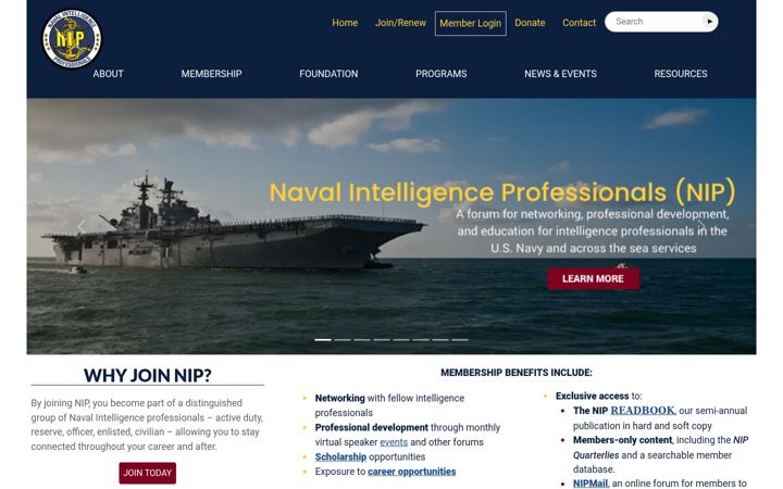 Screenshot of navintpro.org