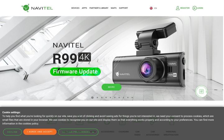 Snímek obrazovky navitel.ru