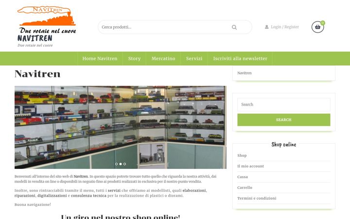 Screenshot of navitren.com