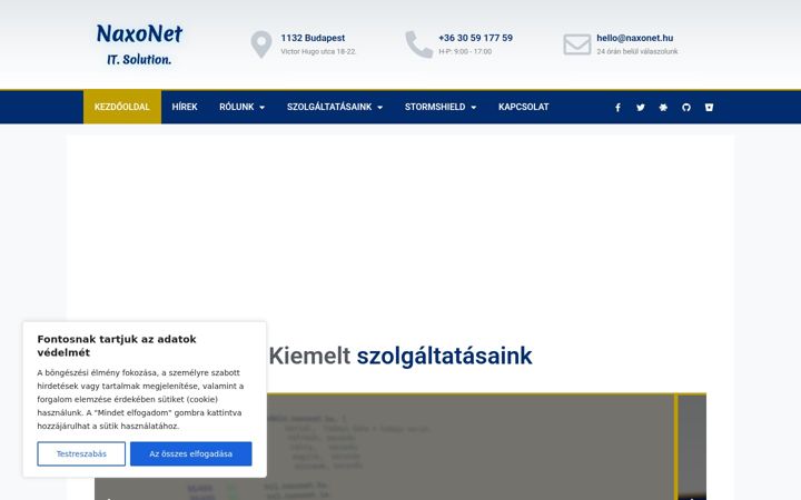 Screenshot of naxonet.hu