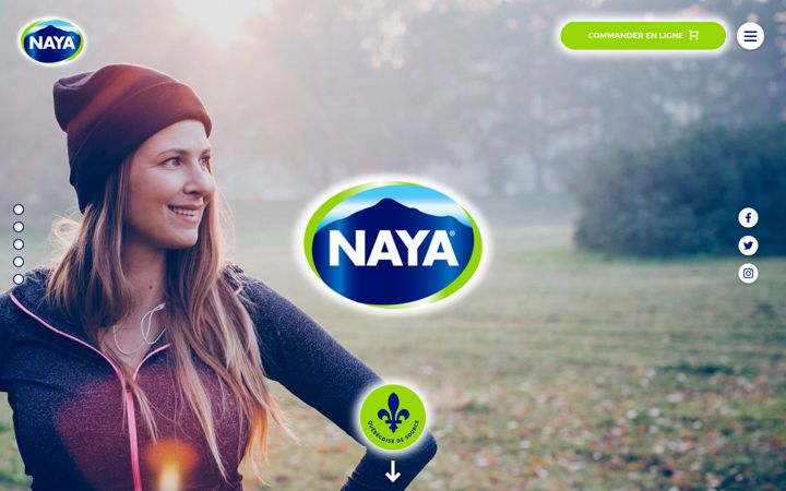 Snímek obrazovky naya.com
