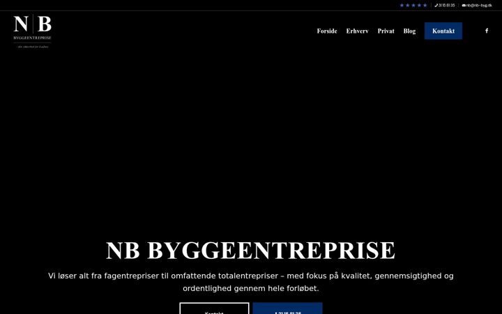 Screenshot of nb-byg.dk