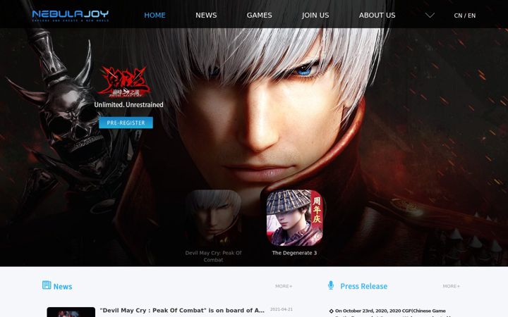 Screenshot of nbjoy.com