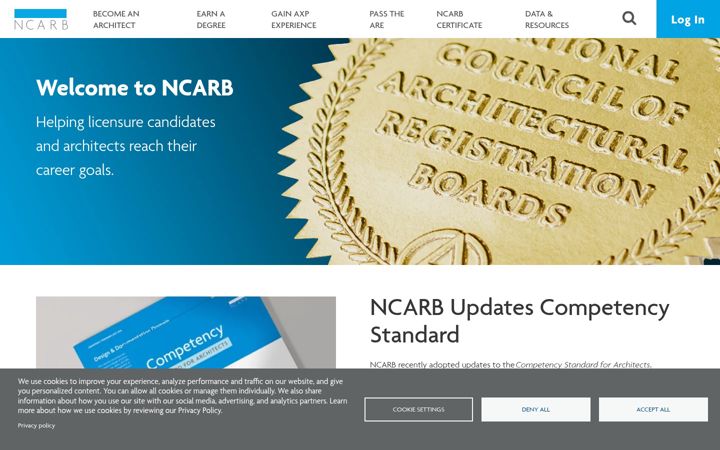 Screenshot of ncarb.org