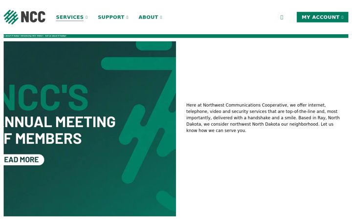 Screenshot of nccray.com