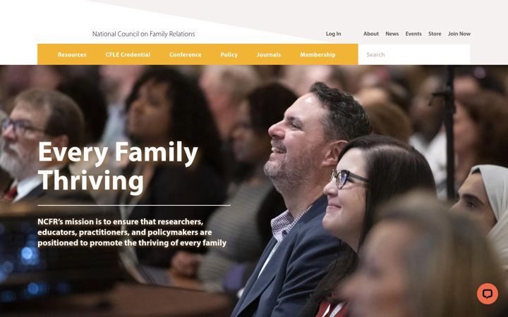 Screenshot of ncfr.org