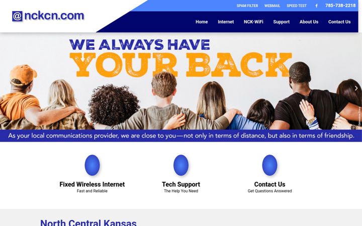 Screenshot of nckcn.com