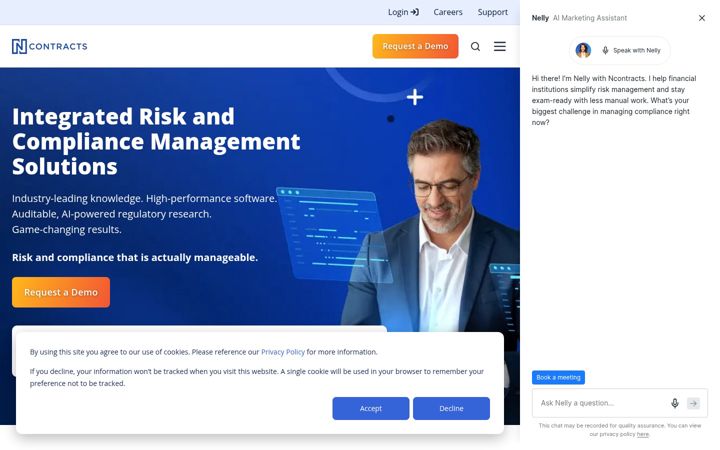 Screenshot of ncontracts.com
