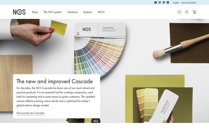 Screenshot of ncscolour.com