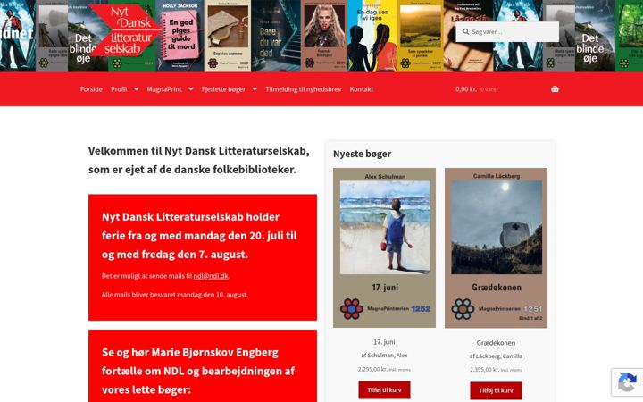 Screenshot di ndl.dk