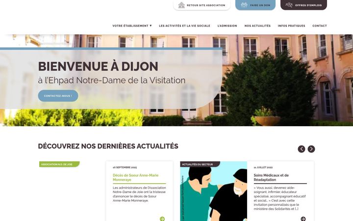 Screenshot von ndvisitation.fr