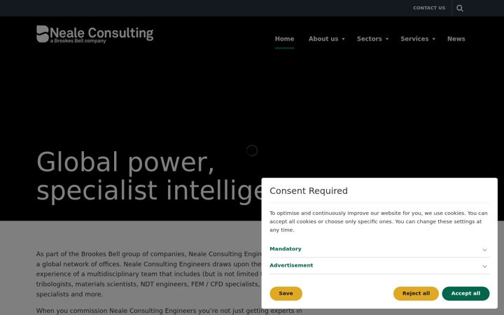 Captura de ecrã de neale-consulting.com