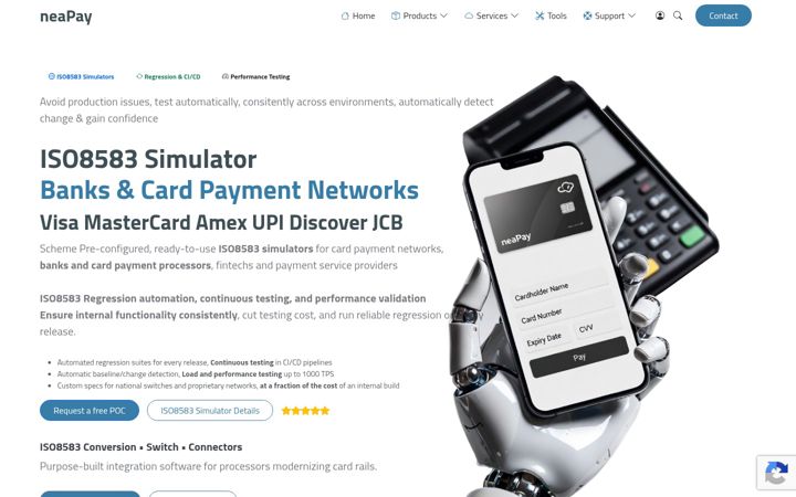 Screenshot of neapay.com