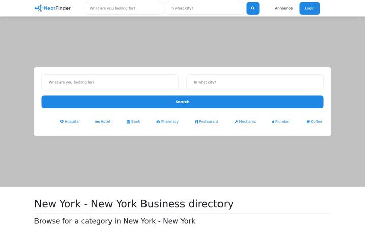 Screenshot of nearfinderus.com