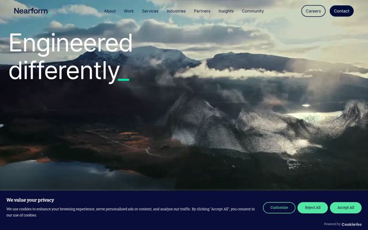 Screenshot of nearform.com