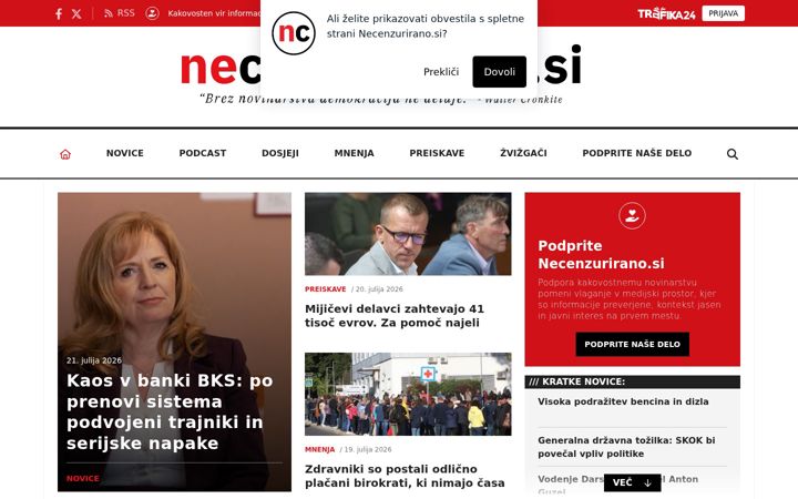 Képernyőkép: necenzurirano.si