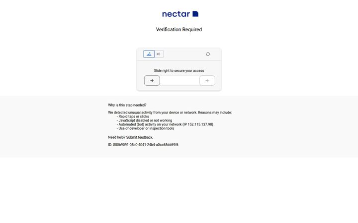 Screenshot of nectarsleep.com